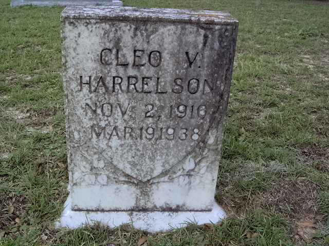 Headstone for Harrelson, Cleo V.